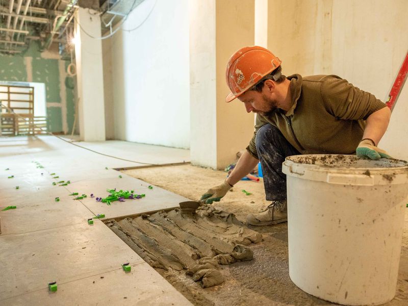 Flooring work