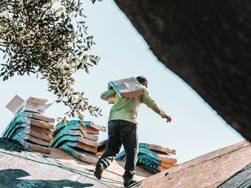 Roofing work